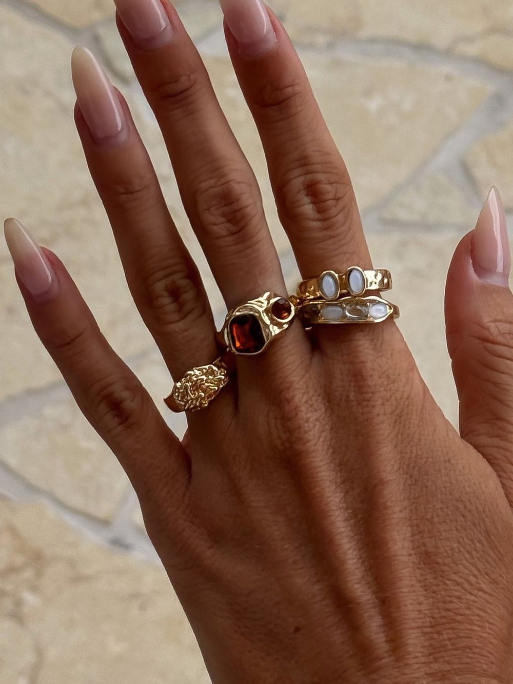 Stone ring set M1854